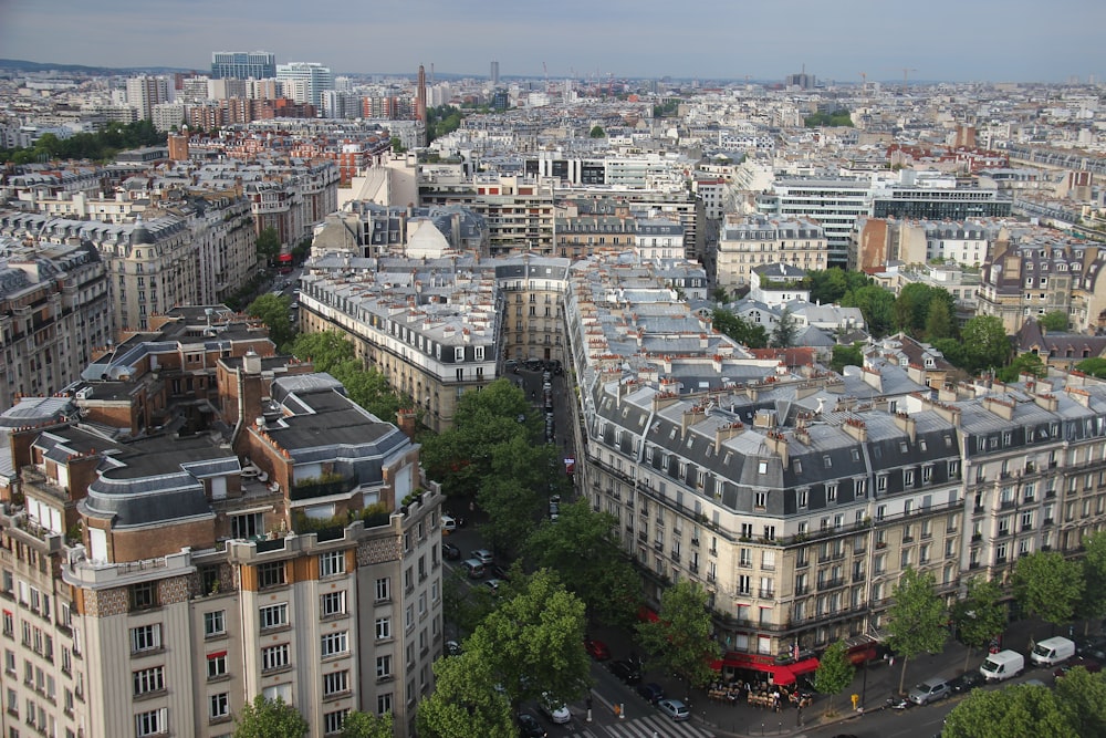 aerial view of city buildings during daytime