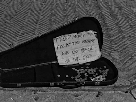 black and white quote board