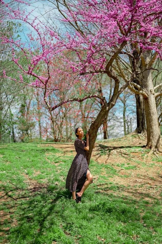 A lady in Piedmont Park