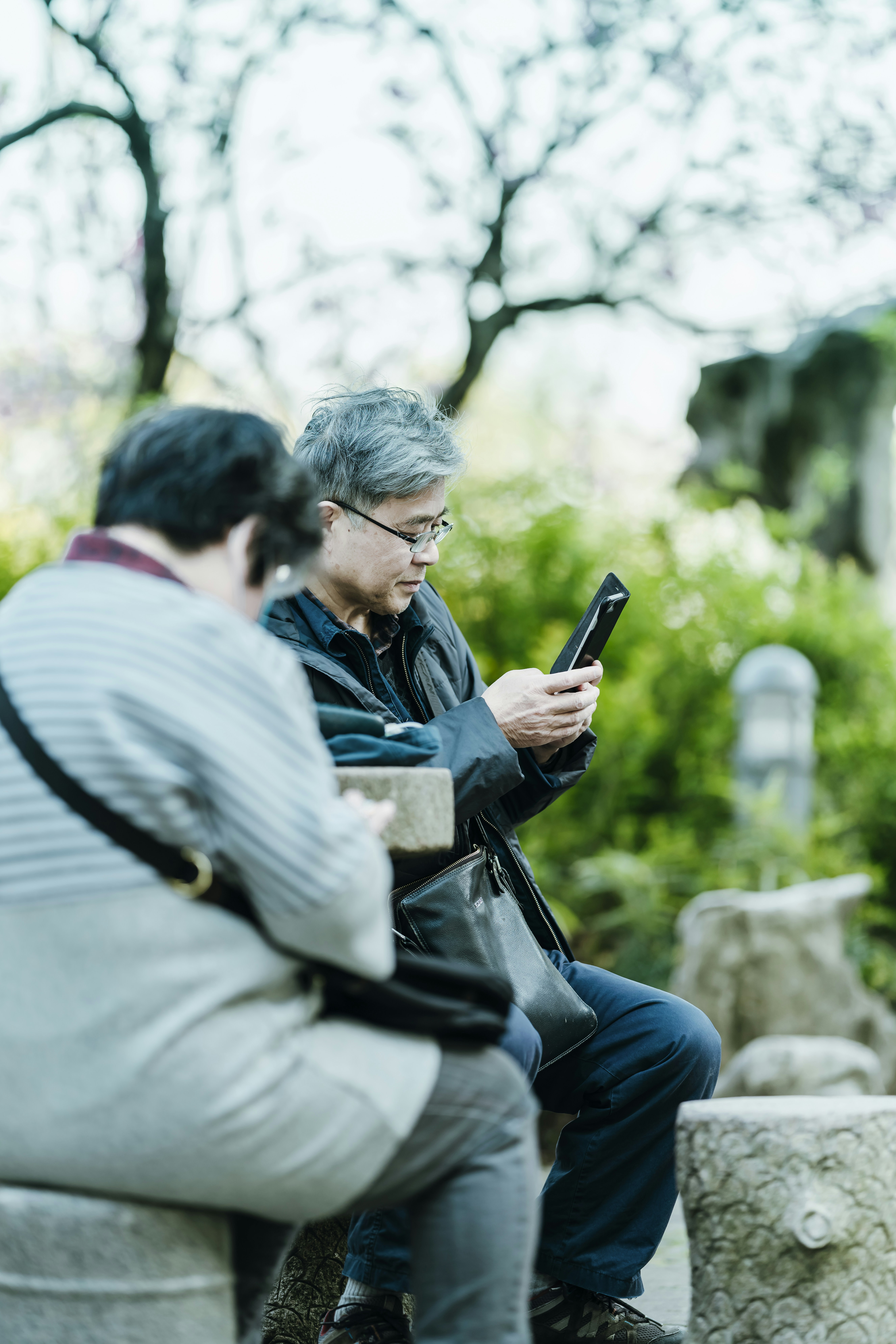 Young couples have been together until old