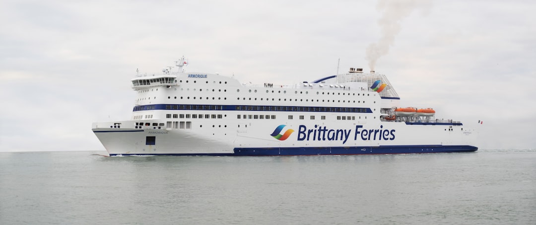 white and blue cruise ship on sea during daytime