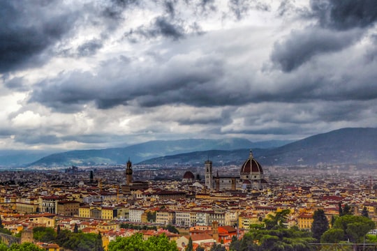 brown and white concrete buildings under white clouds during daytime in Firenze Italy