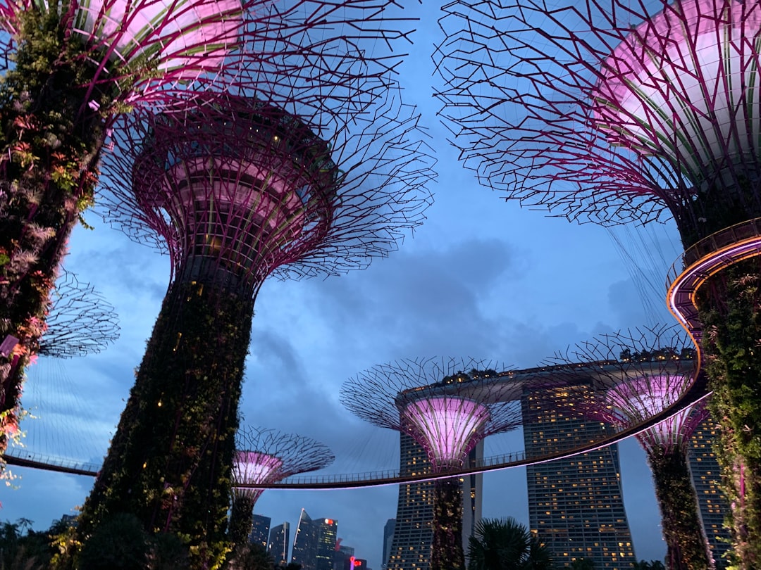 Landmark photo spot Marina Bay Singapore Sports Hub