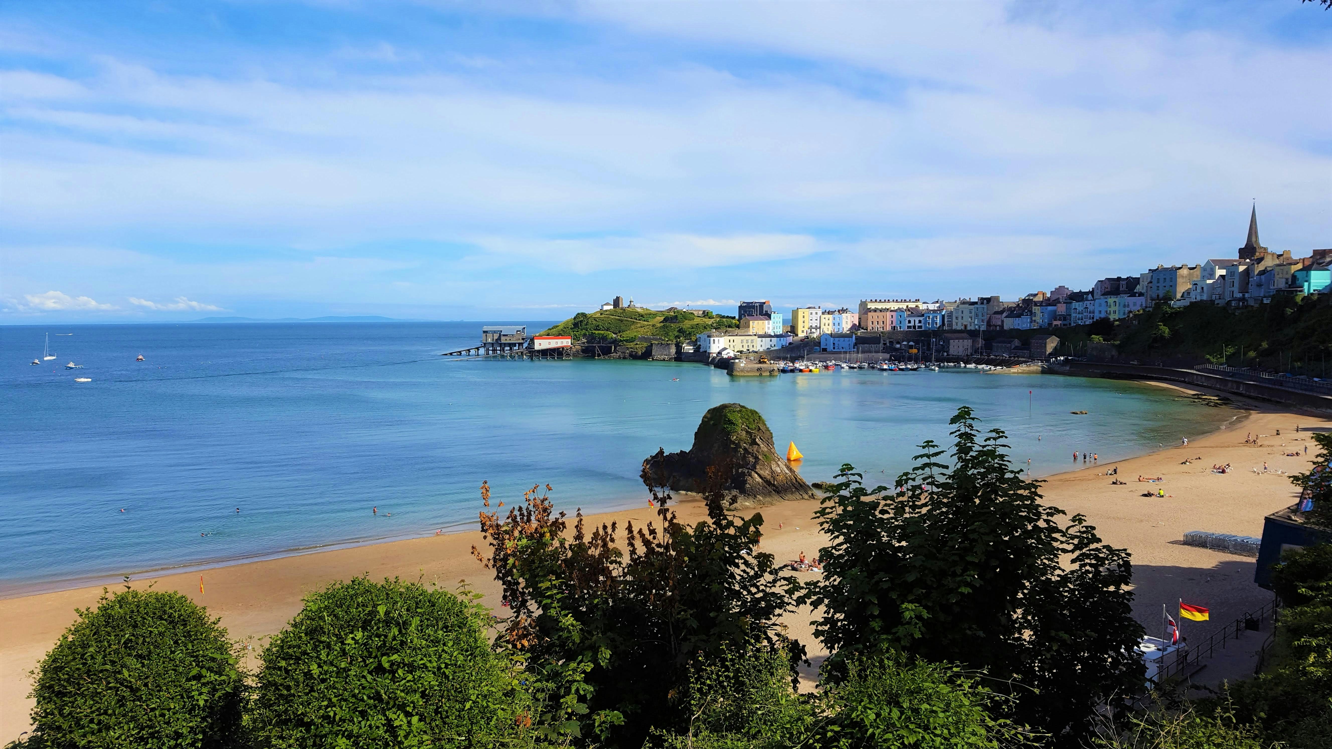 North Beach with Tide in