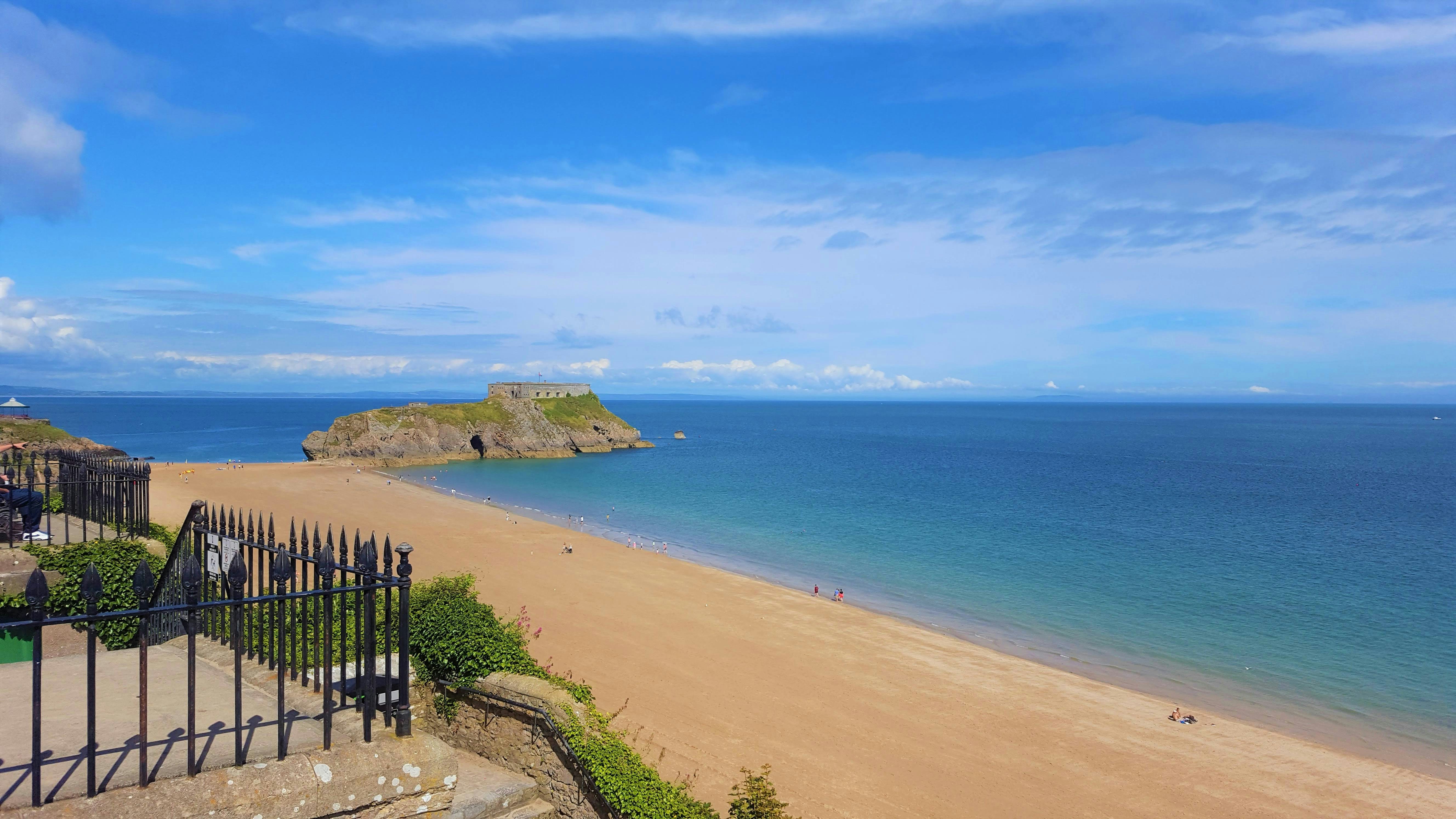 Overlooking Castle Beach