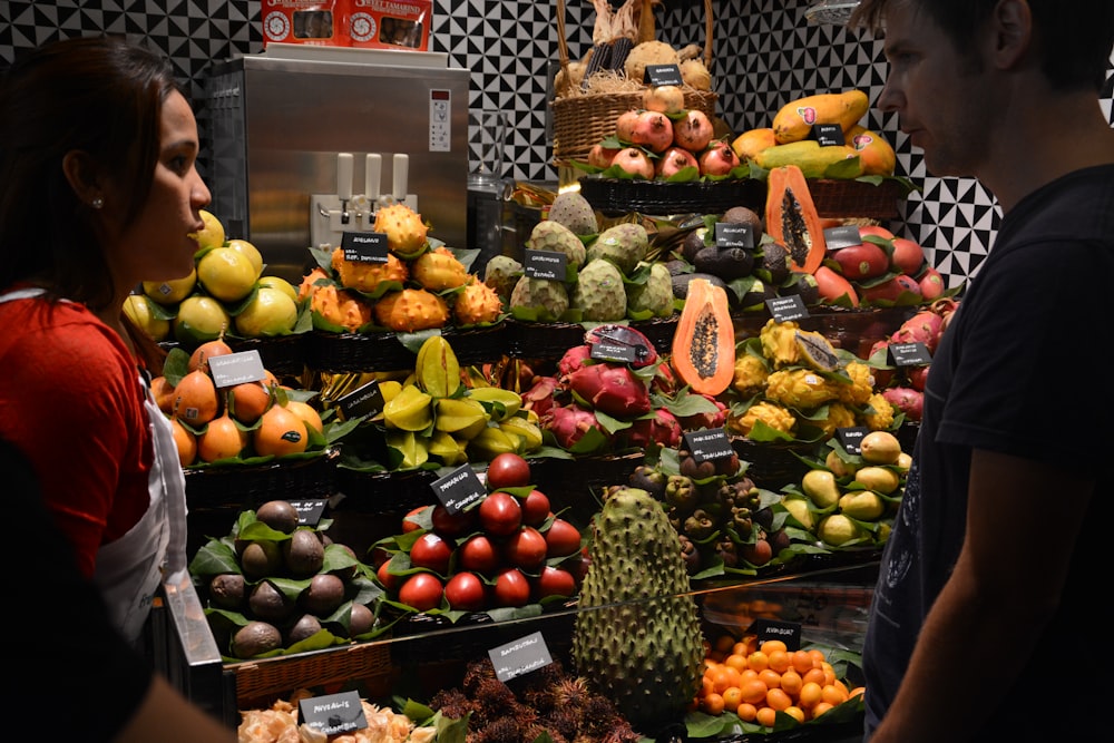 assorted fruits on display during daytime