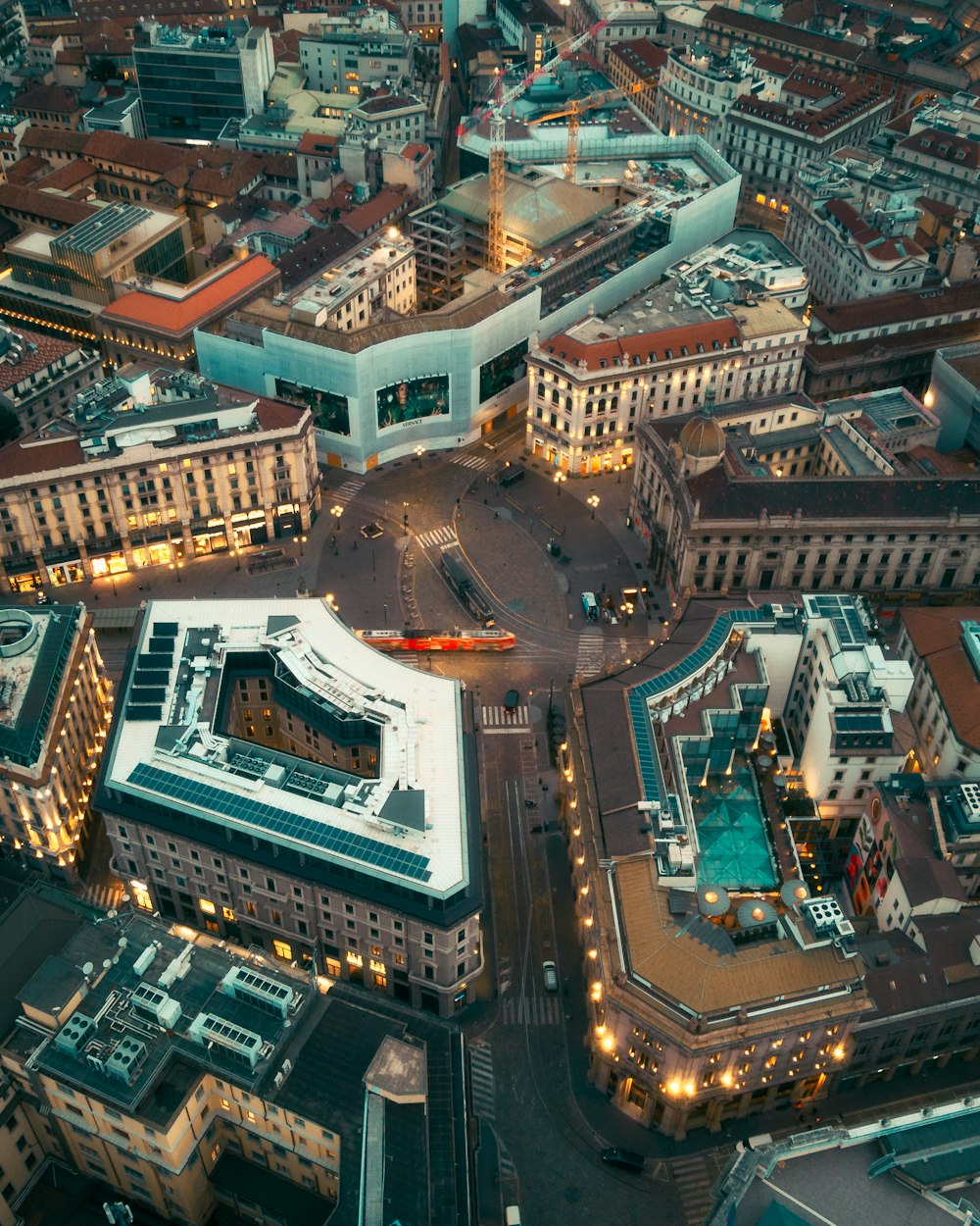 aerial view of city buildings during daytime