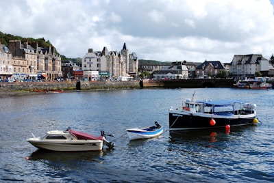 Oban harbour lights