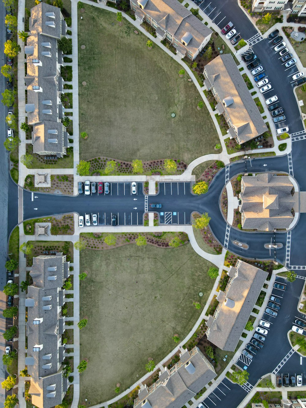 Vue aérienne de la ville pendant la journée