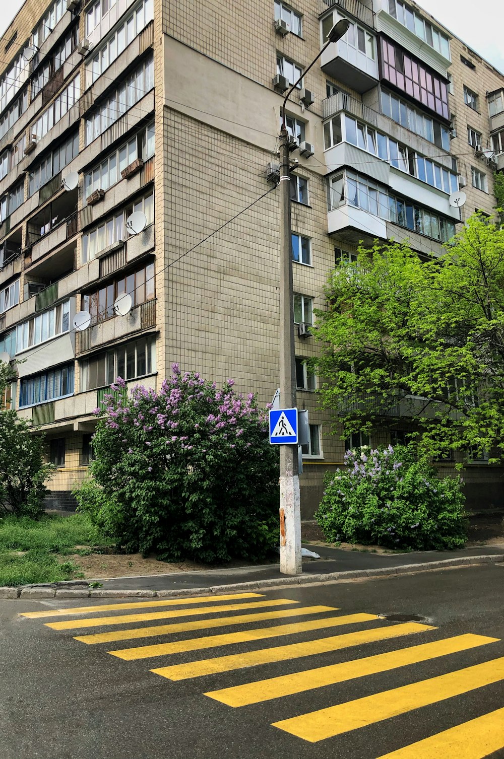 brown concrete building beside green trees during daytime