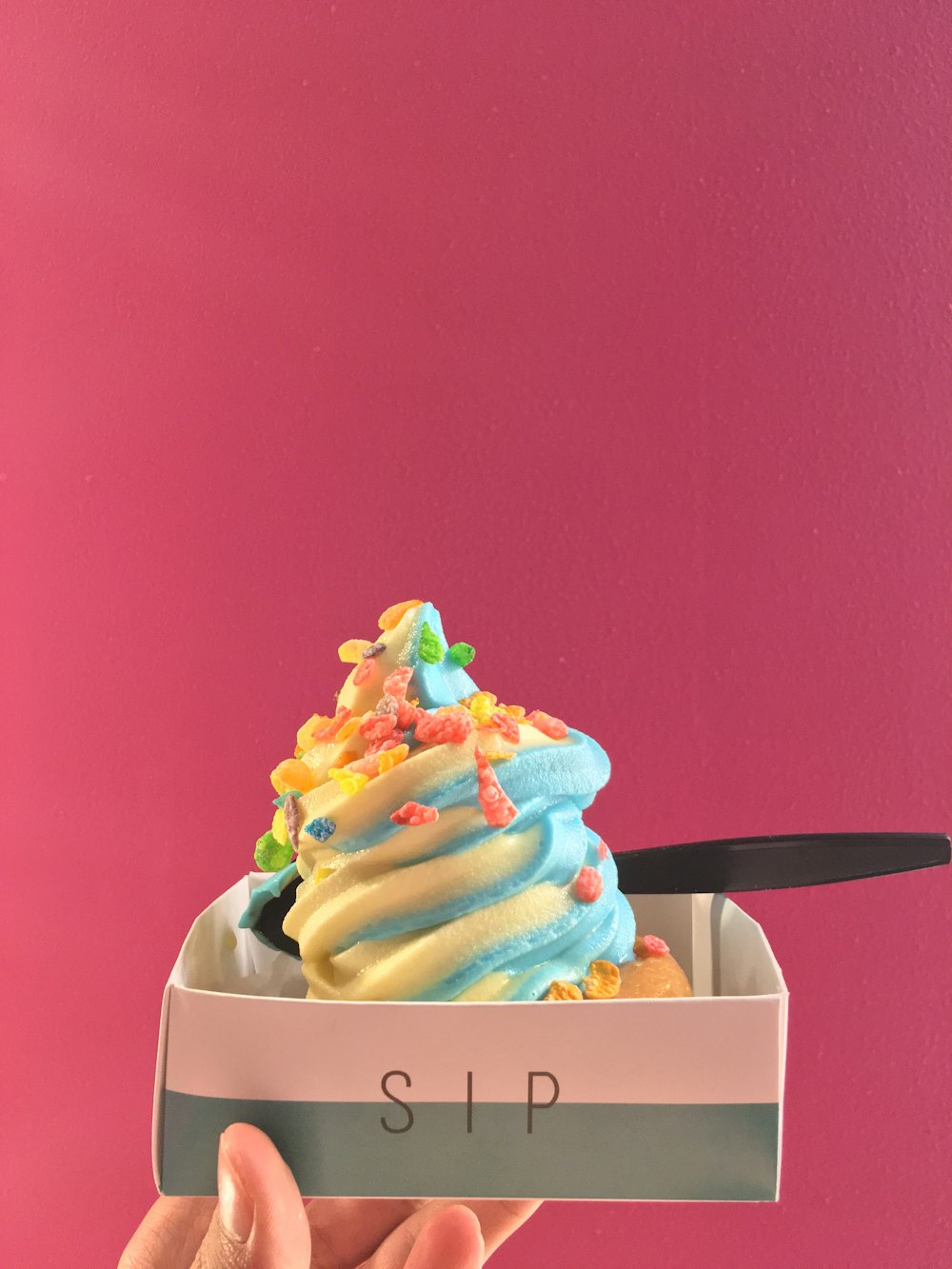 cupcakes on white plastic tray