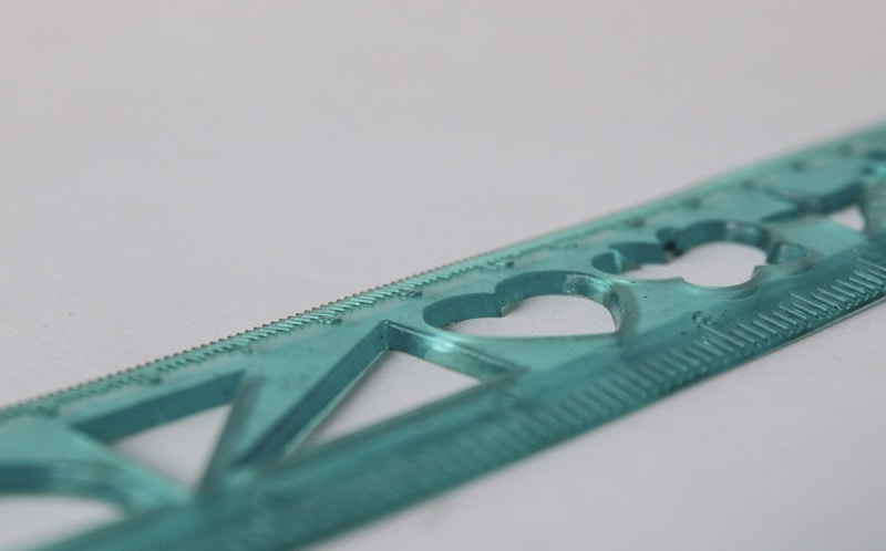 Close-up of a 3D printed object showing visible layer lines