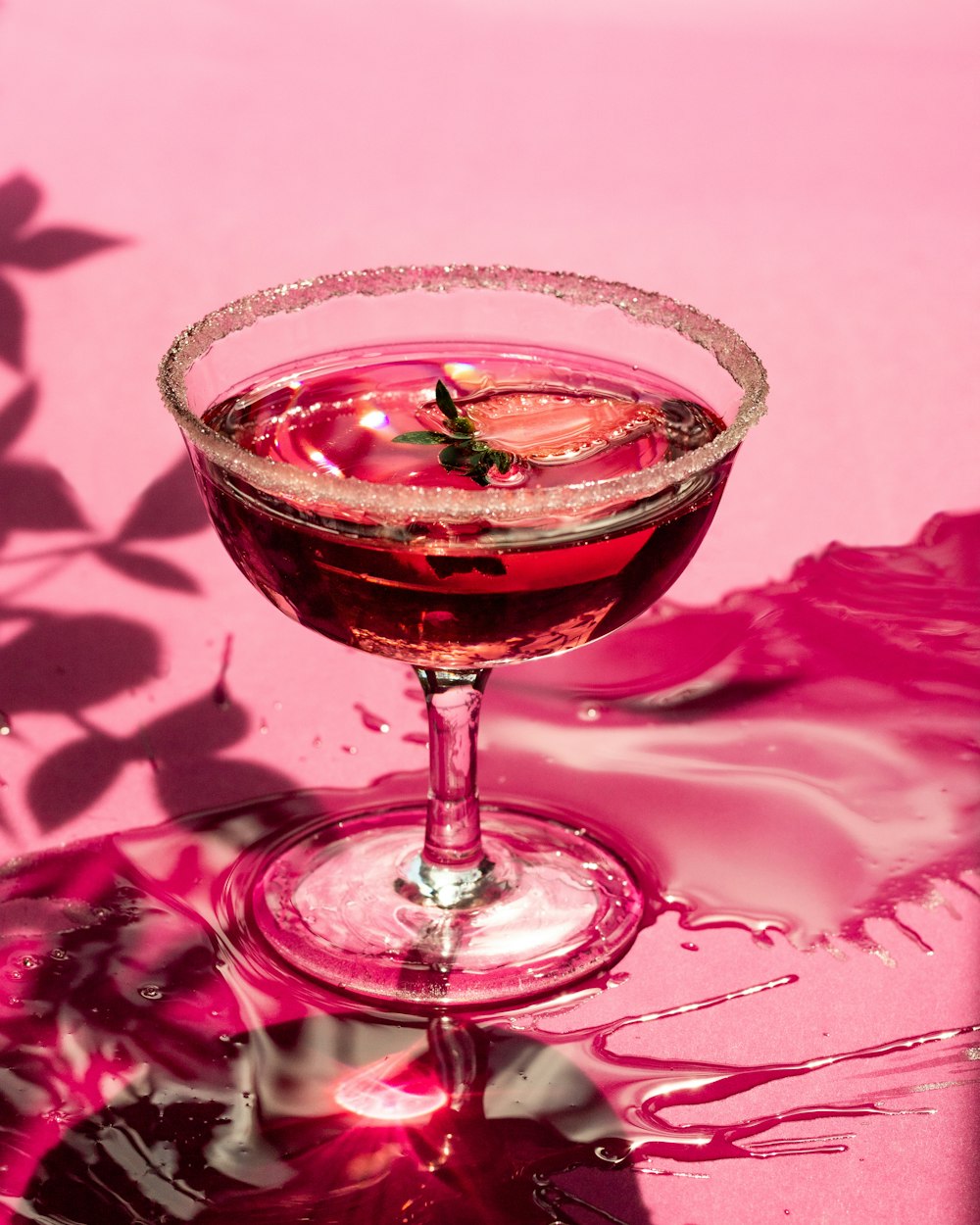 red wine in clear wine glass