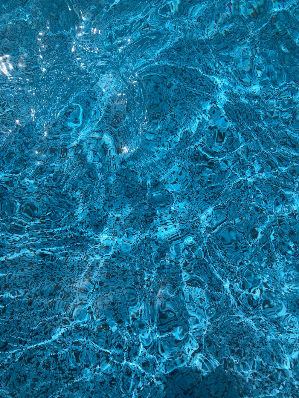 blue and white water surface