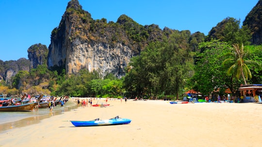 people on beach during daytime in Krabi Thailand