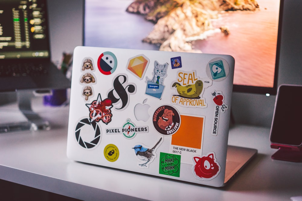 550+ Laptop Stickers Pictures  Download Free Images on Unsplash