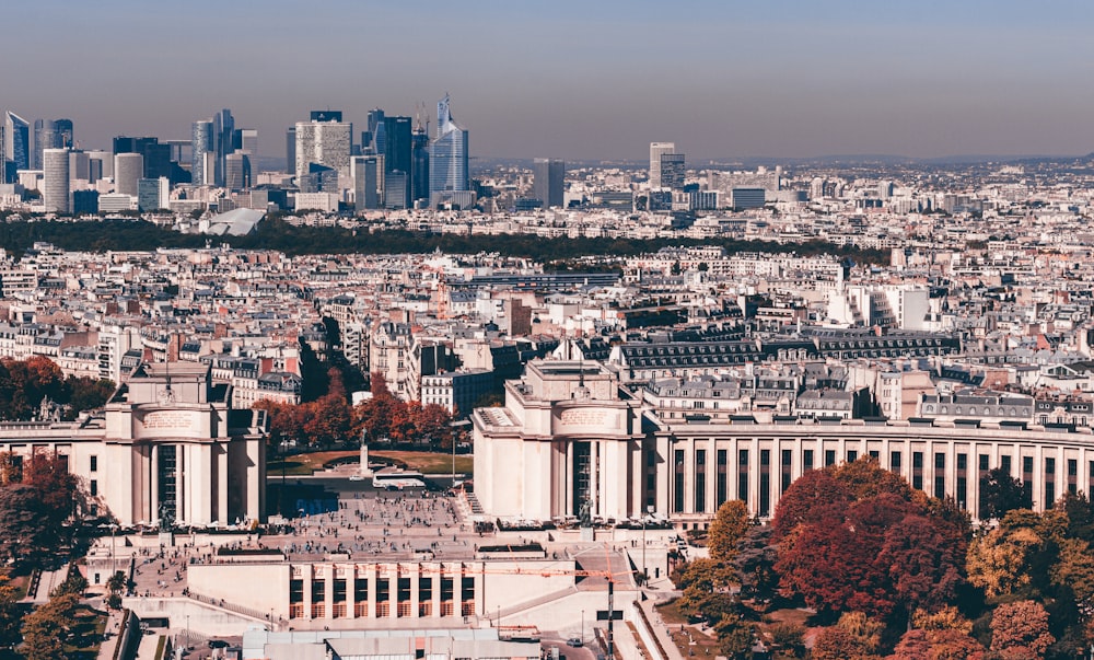 aerial view of city buildings during daytime