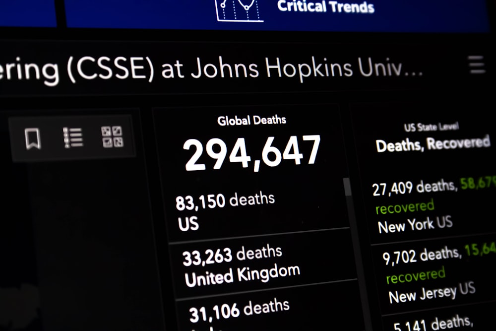 a screen shot of a computer screen showing a number of death records