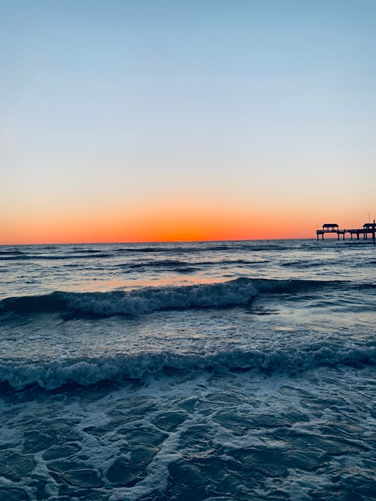 body of water during sunset in Clearwater Beach United States