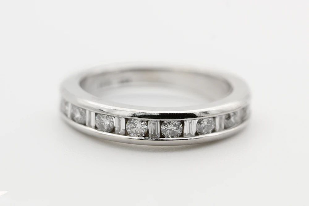 Diamond ring in progress at the Diamante workshop