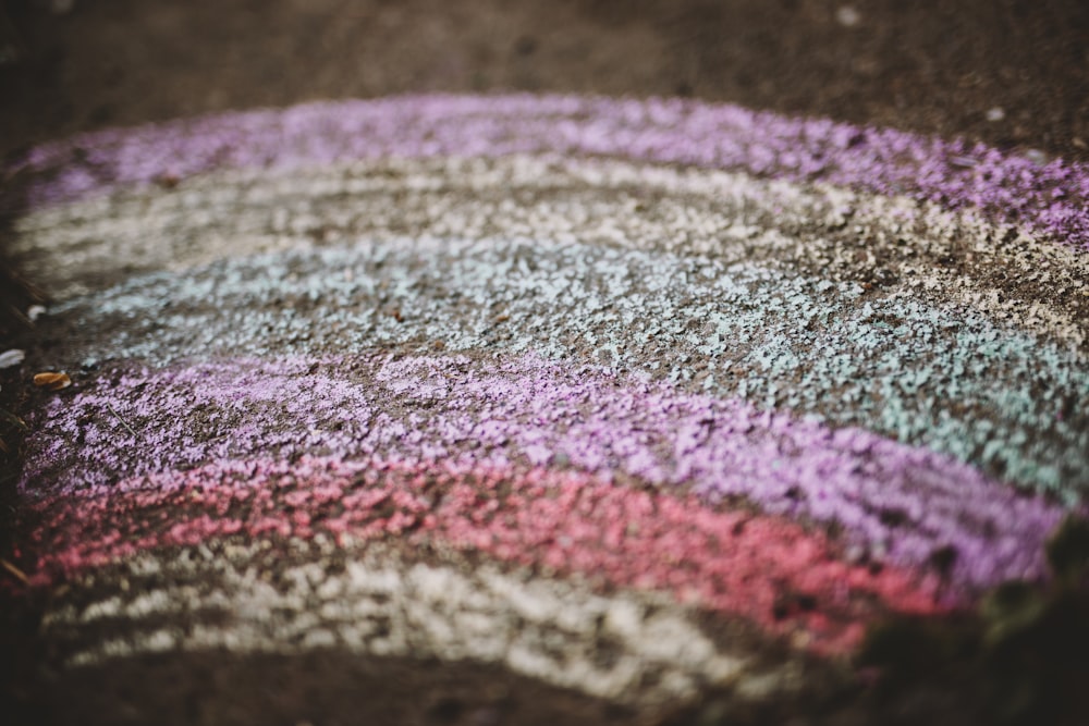 white pink and blue textile