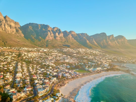 aerial view of city near body of water during daytime in Camps Bay South Africa