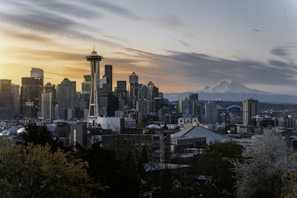 Seattle cityscape featuring details on acting classes in the area