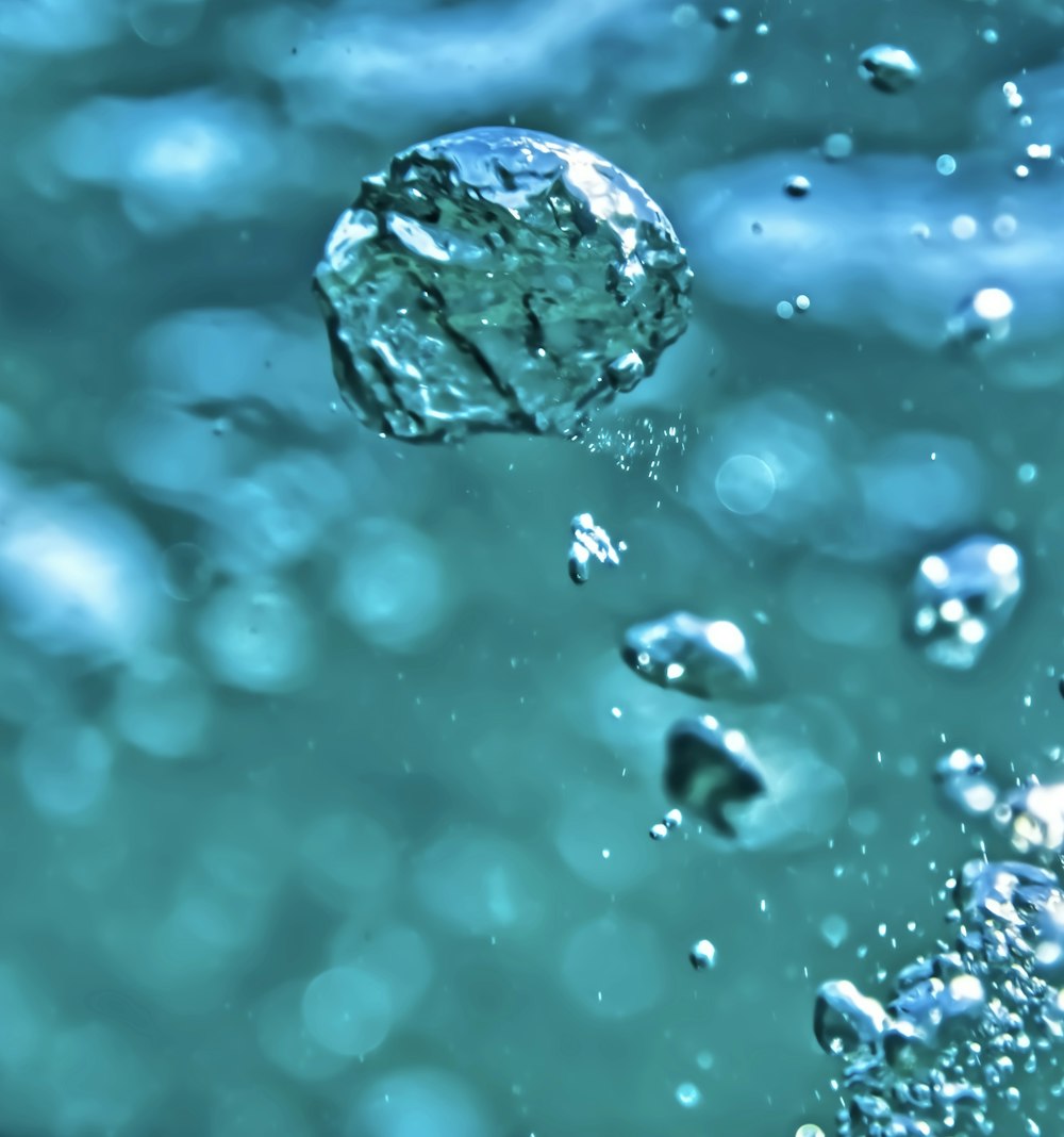 water droplets on glass surface