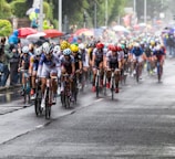 people riding bicycle on road during daytime