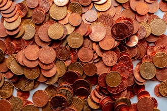 pile of round silver and gold coins