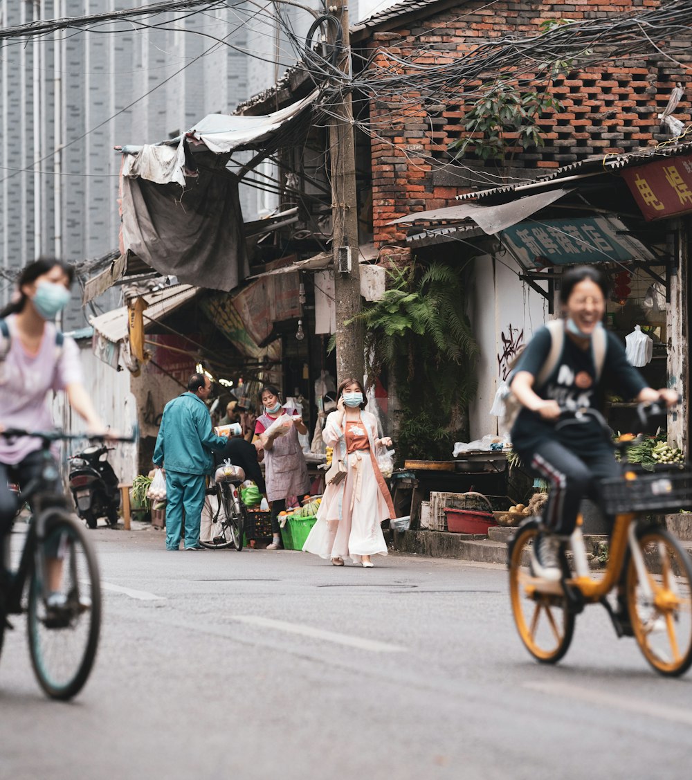 people walking on street during daytime