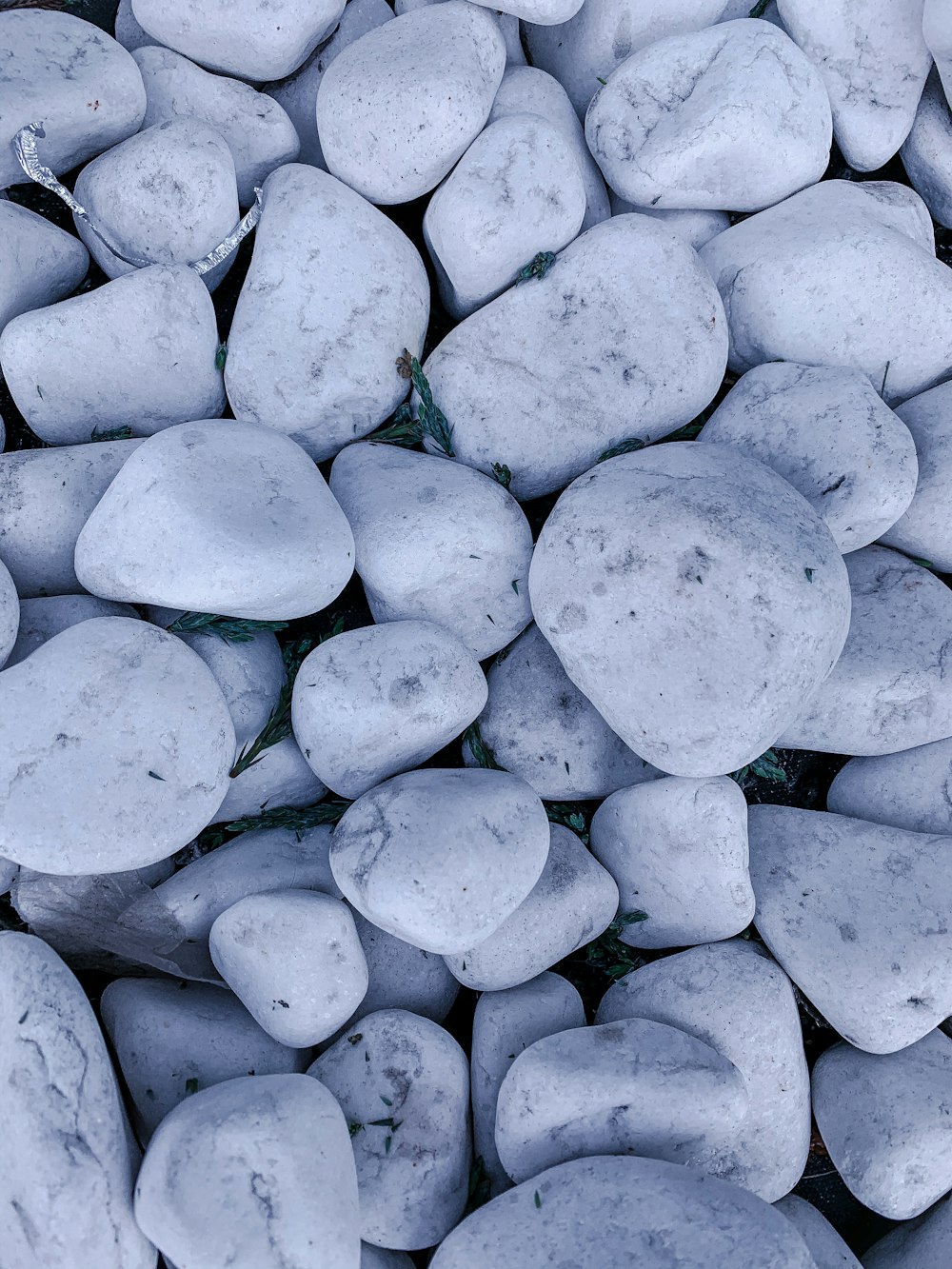 white and black stones in close up photography