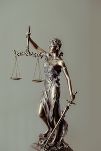 Scales of justice representing legal protection and equal rights for students with disabilities
