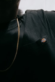 A close-up shot of a stylish Dicehead clothing item with a bold design.