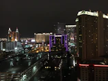 Nighttime cityscape view highlighting the urban vibe of the latest listings.