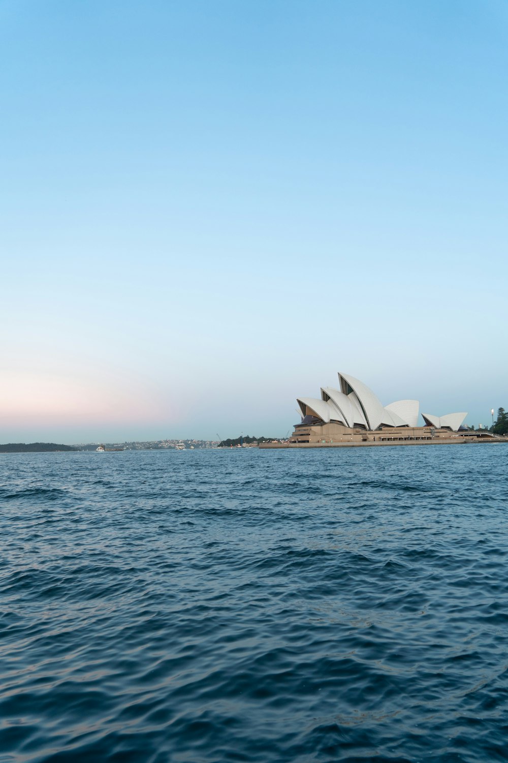 a view of the sydney opera house from across the water