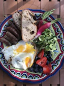 A colorful plate of wholesome food supporting hormonal health and natural body reshaping.