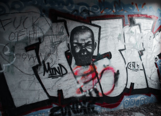 A striking image representing the essence of rebellion and street culture.