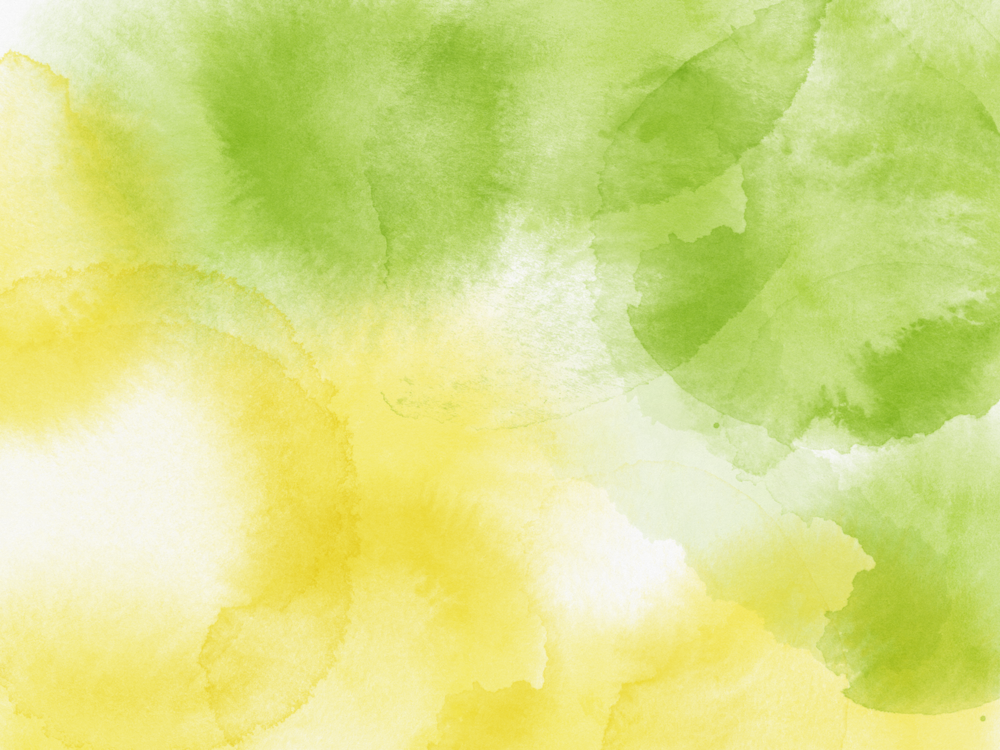green and yellow abstract painting