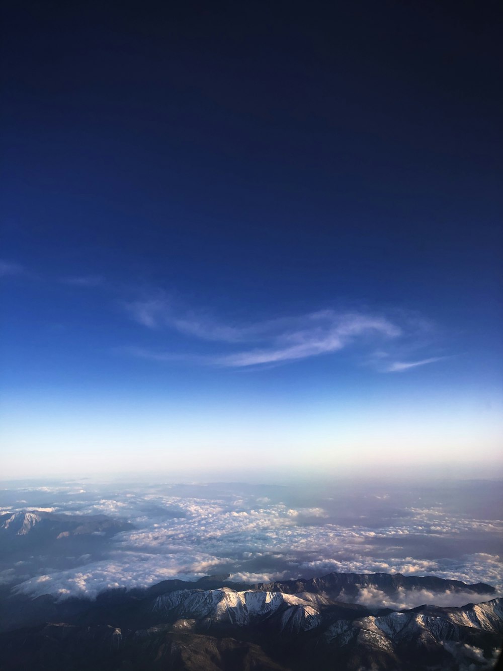 aerial view of white clouds and blue sky during daytime