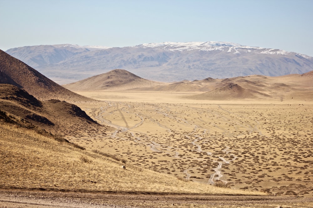 brown and white mountains under blue sky during daytime