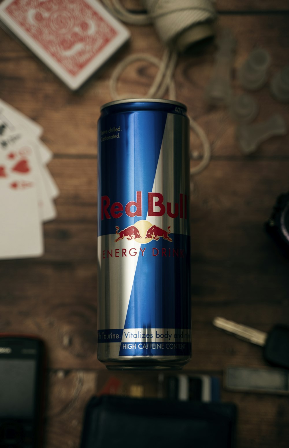 red bull energy drink can