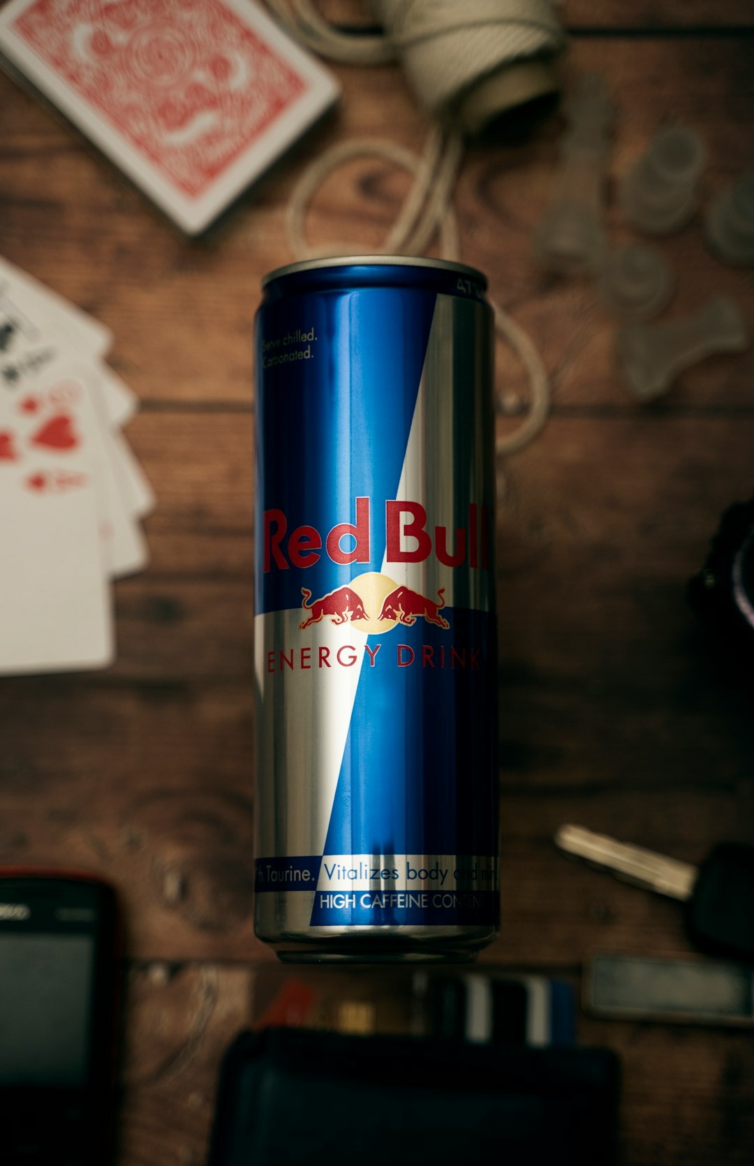 red bull energy drink can