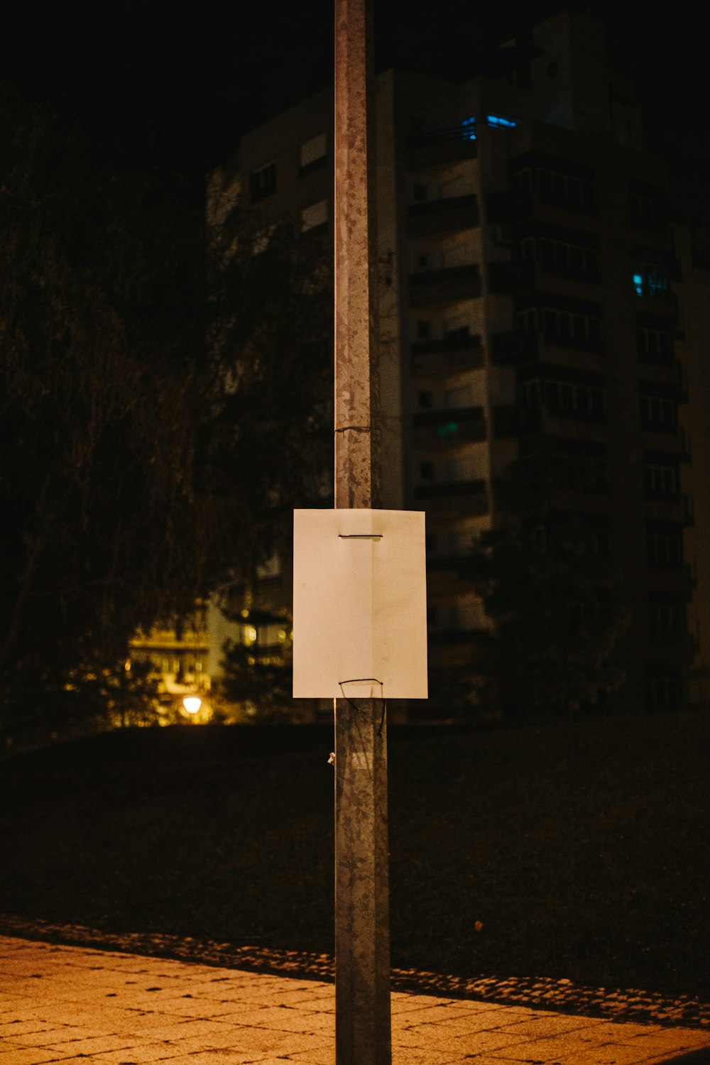 white and brown concrete building during night time