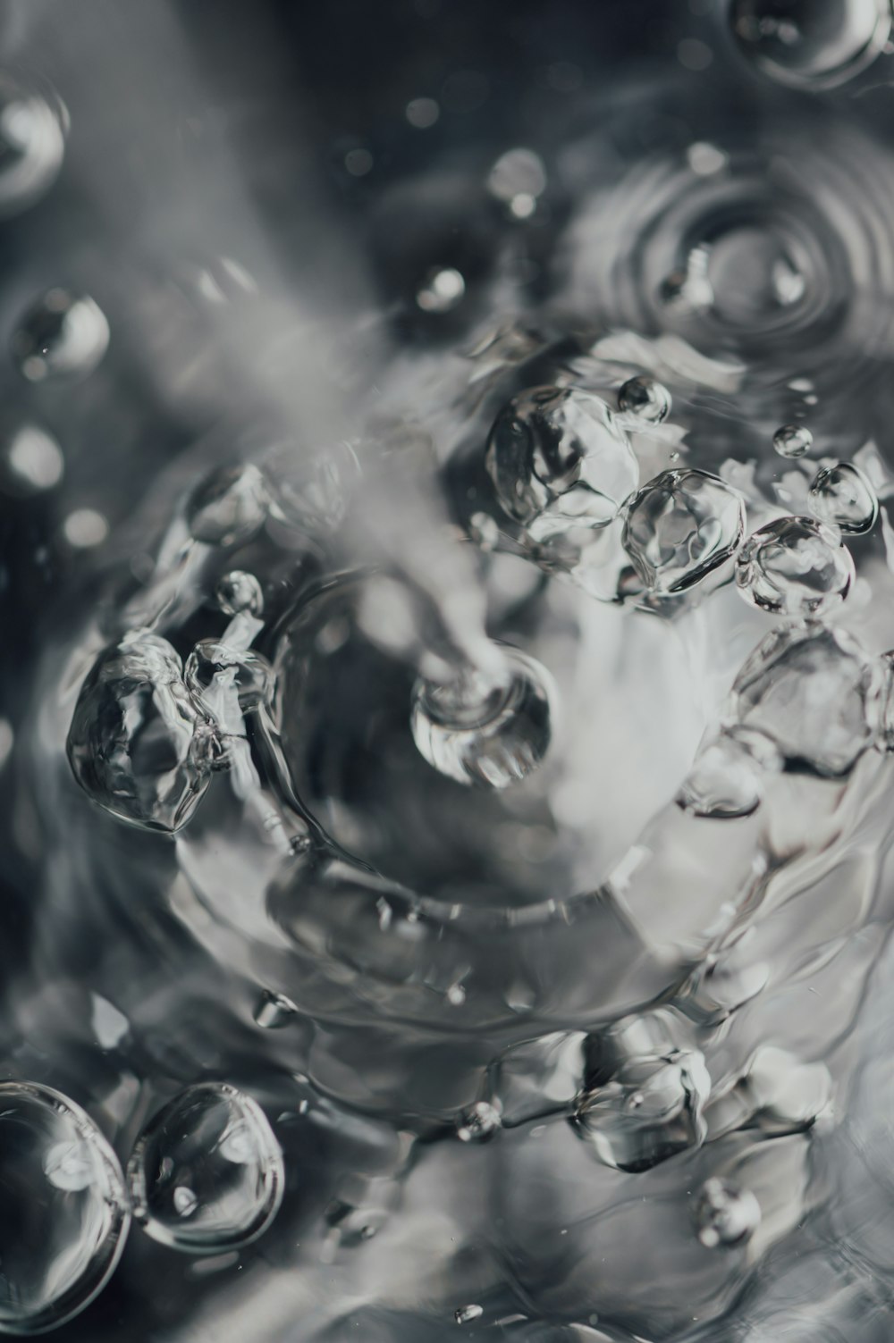 water droplets on glass surface