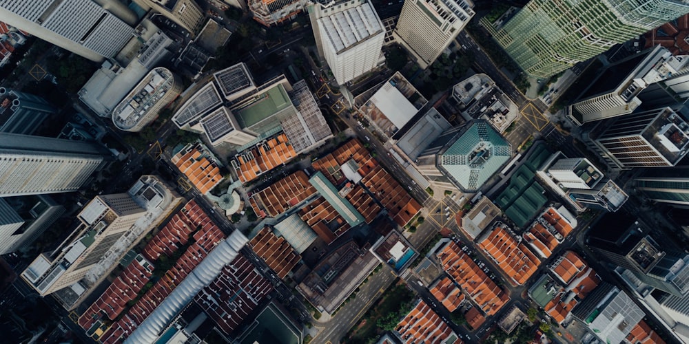 aerial view of city buildings during daytime