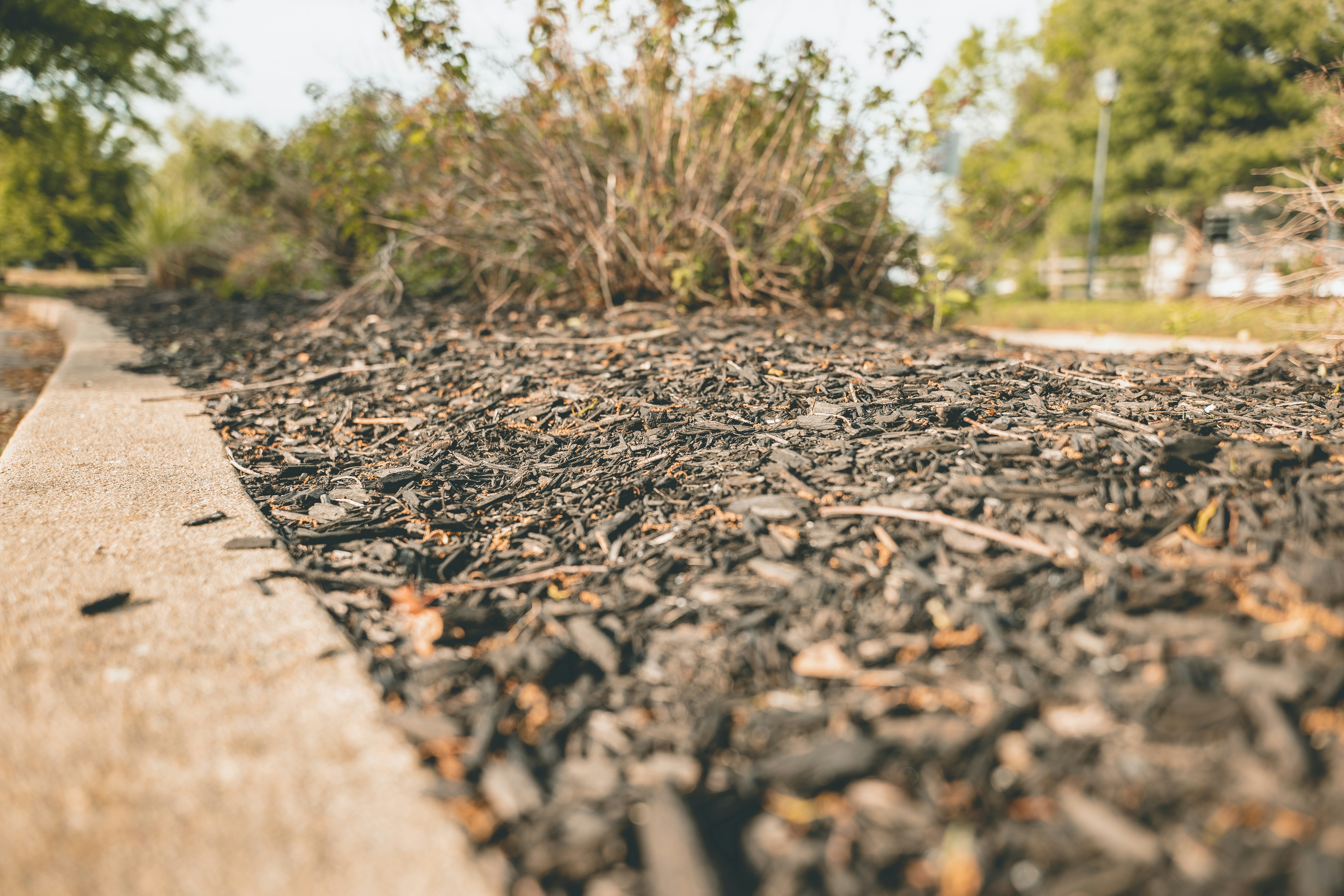 brown and black soil pathway ground teams background