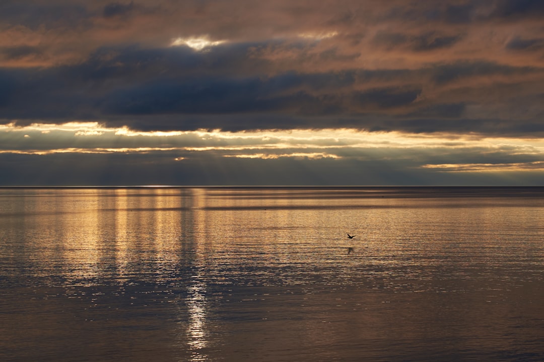 body of water under cloudy sky during daytime