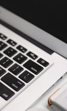 black and silver laptop computer