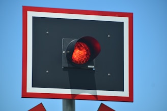 red and black traffic light